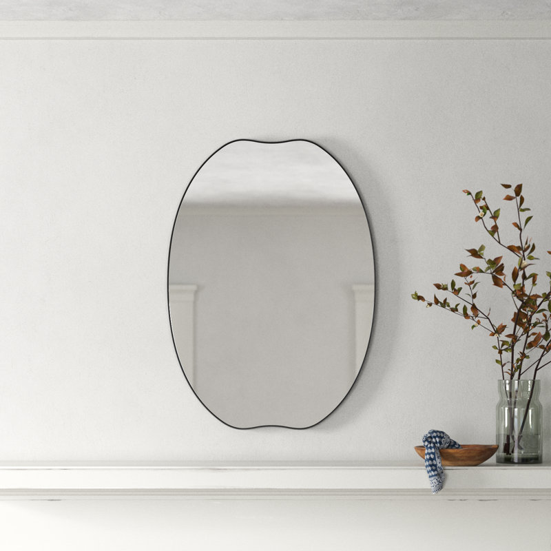 Birch Lane™ Rafaella Oval Metal Wall Mirror Wayfair